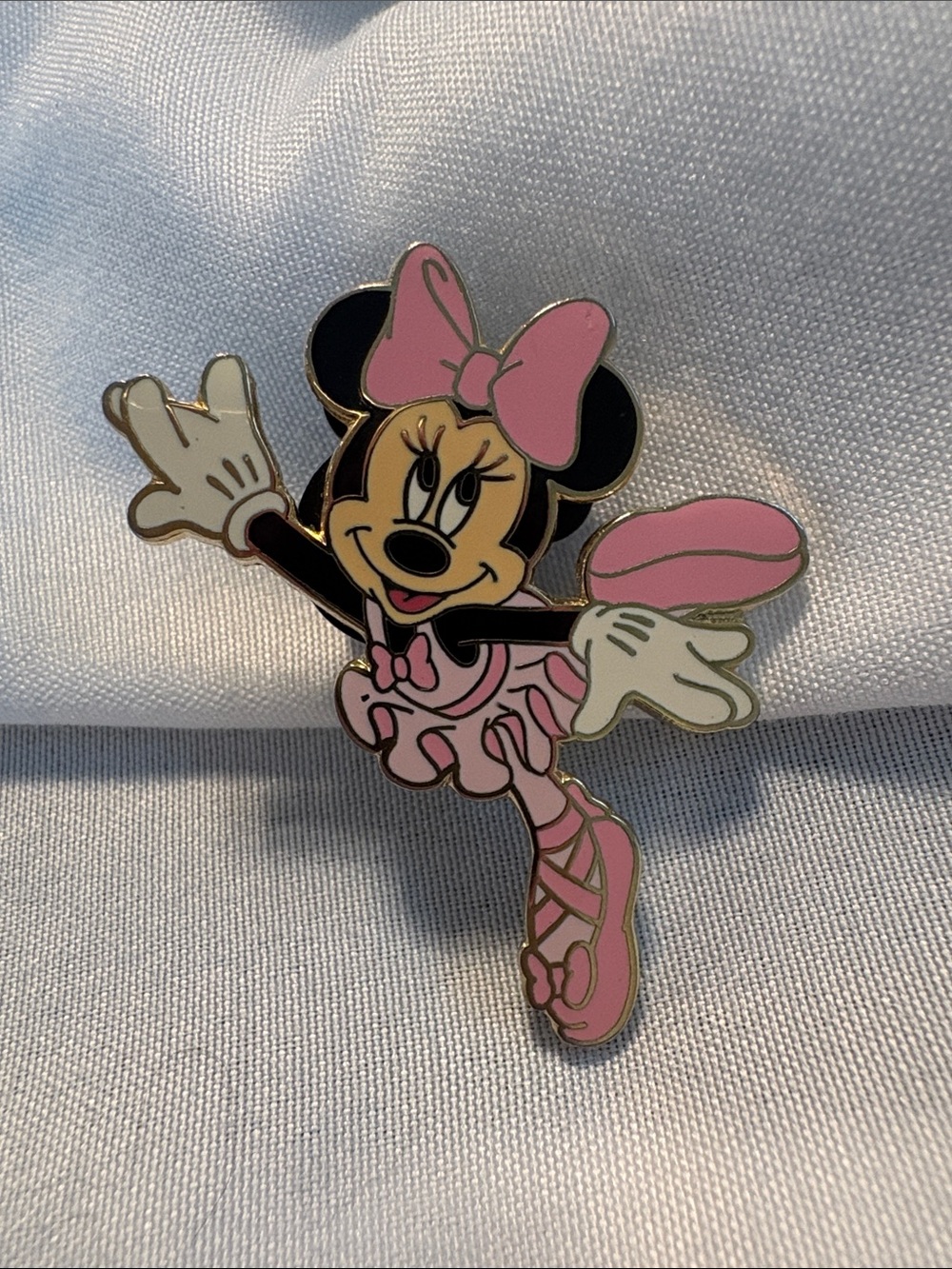 Minnie Mouse Pink Ballerina Enamel Pin